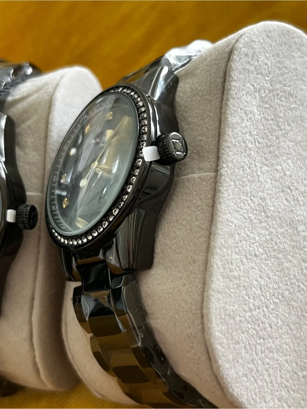 Akribos XXIV His & Hers Diamond Dial Watch Set - NWT